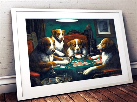 quadro cachorros jogando poker|cassius marcellus coolidge.